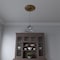 Ekena Millwork Baltimore PVC Medallion (Canopies up to 6 1/2"), 16"OD x 3 1/2"ID x 1"P, Metallic Vintage Gold CMP16BADVG - alternate 8